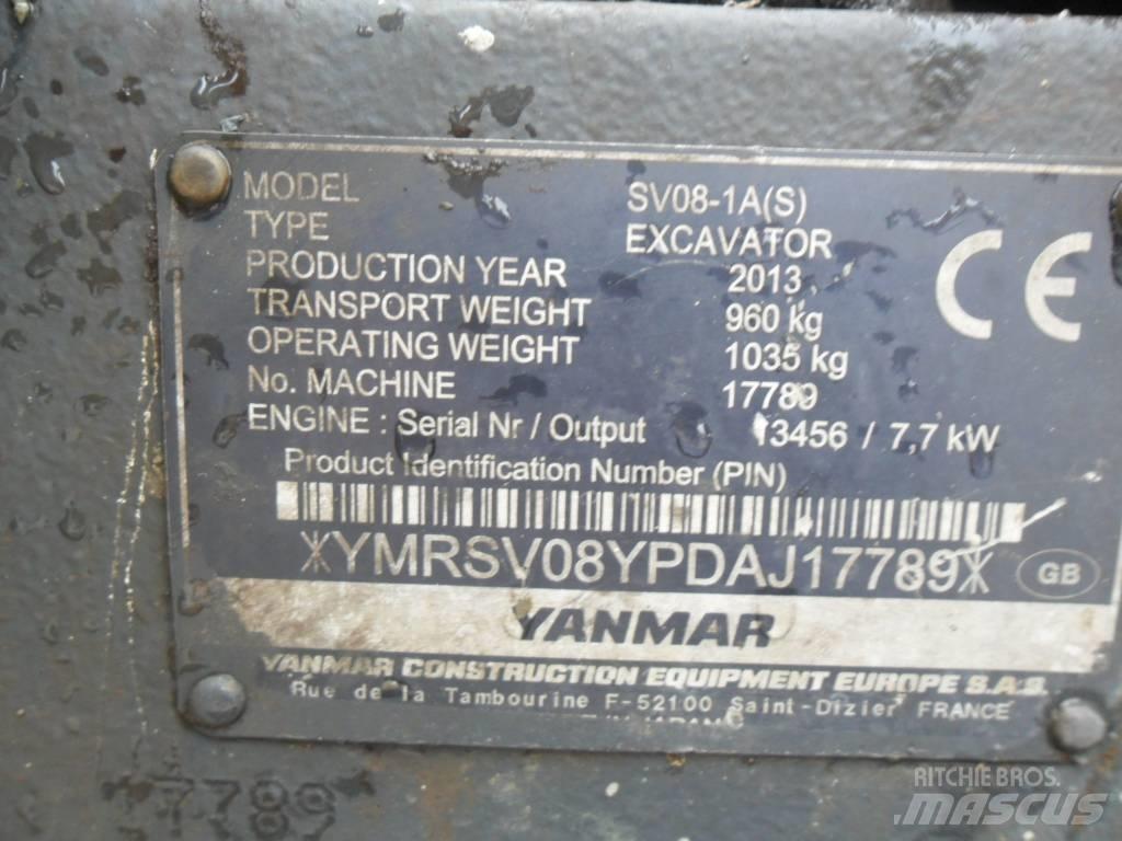 Yanmar SV 08 소형 굴삭기 7톤 미만