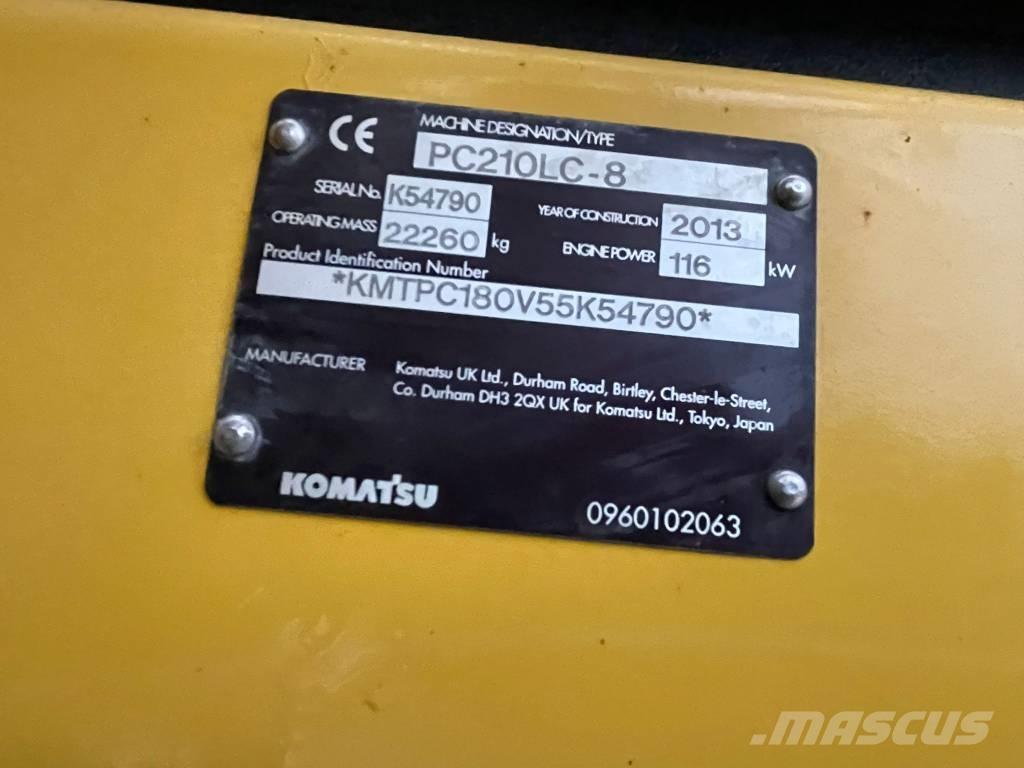 Komatsu LC 210 대형 굴삭기 29톤 이상
