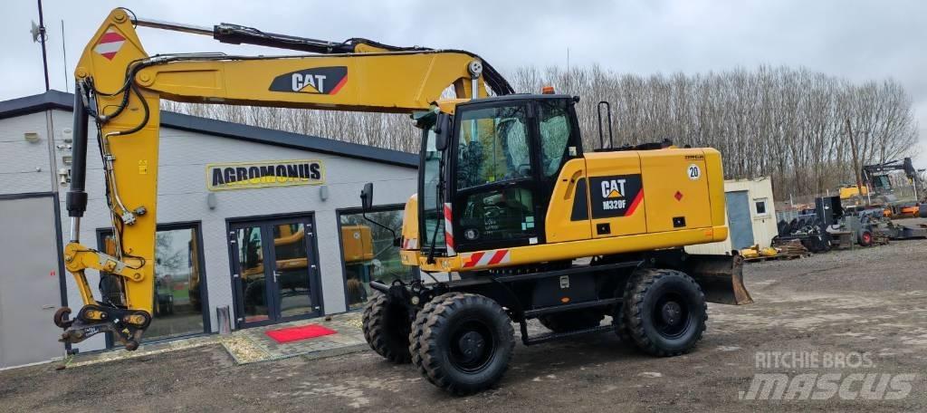 CAT M320 F  휠 굴삭기