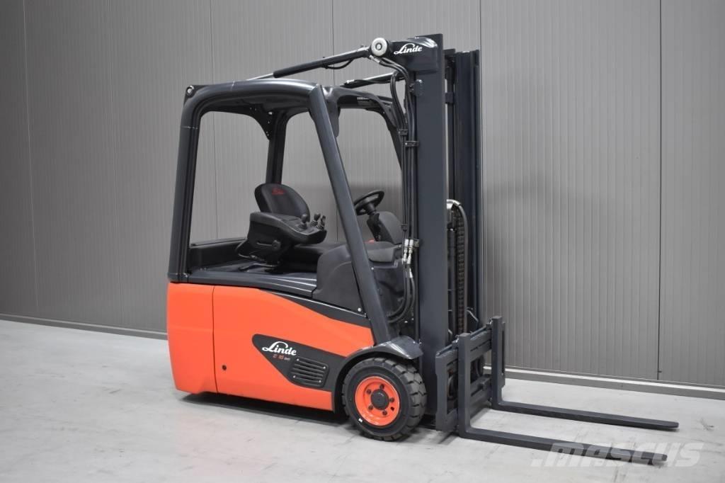 Linde E 16-02 전동 지게차