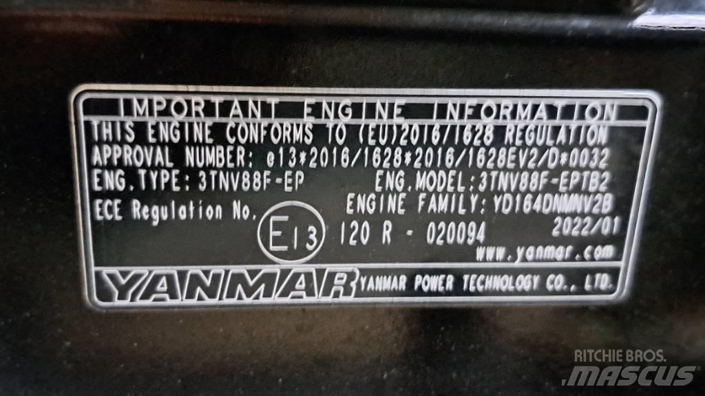 Yanmar 3TNV88F-EPTB2 엔진