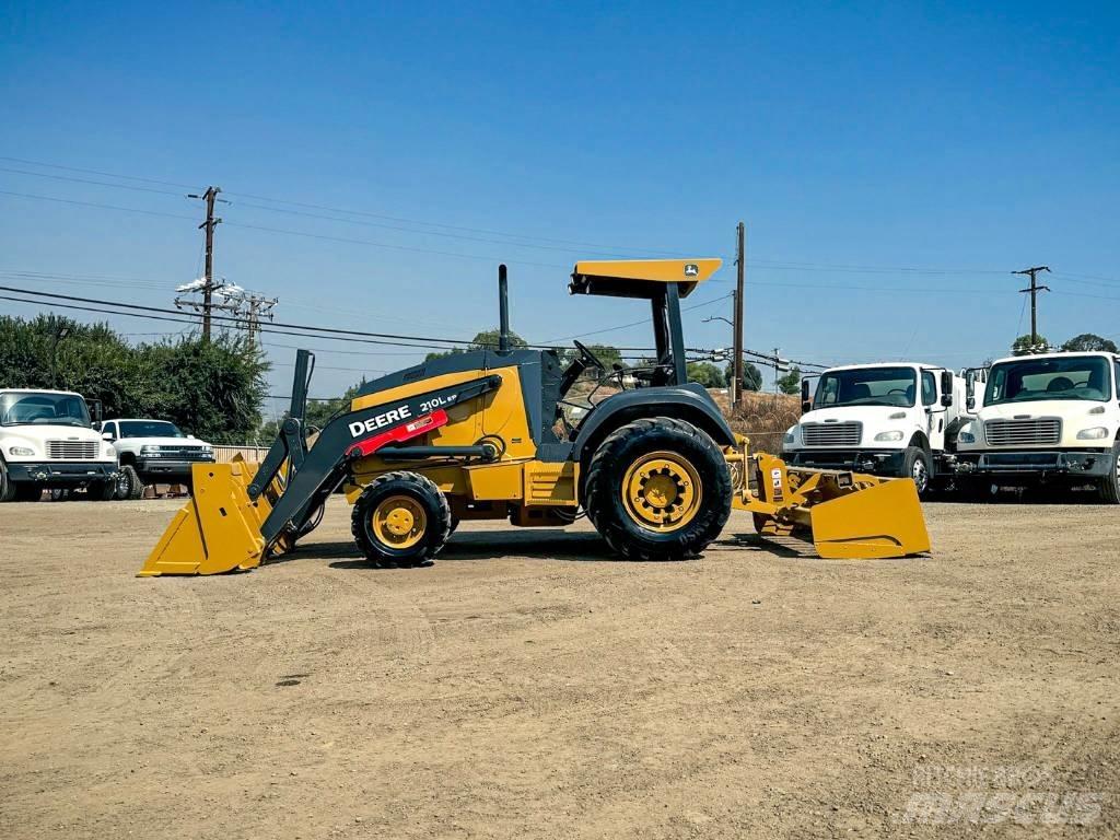 John Deere 210 LE EP 프론트 로더 및 굴착기