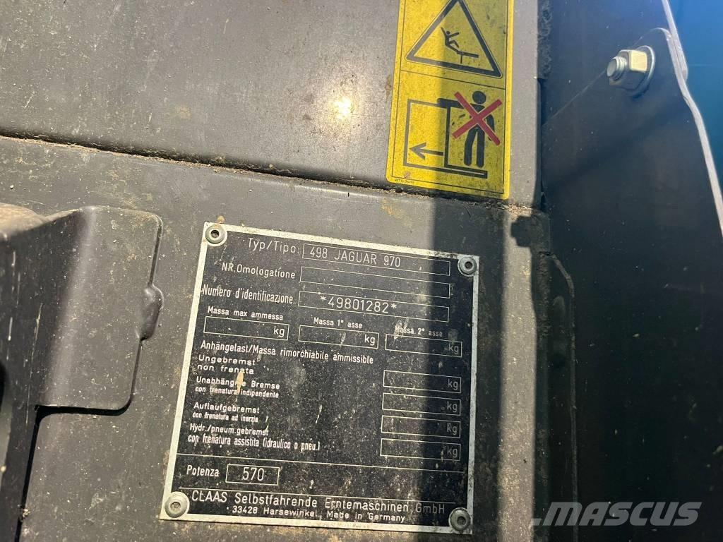 CLAAS Jaguar 970 자동 초지기계