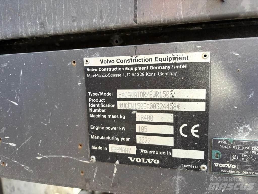Volvo EWR150E  휠 굴삭기