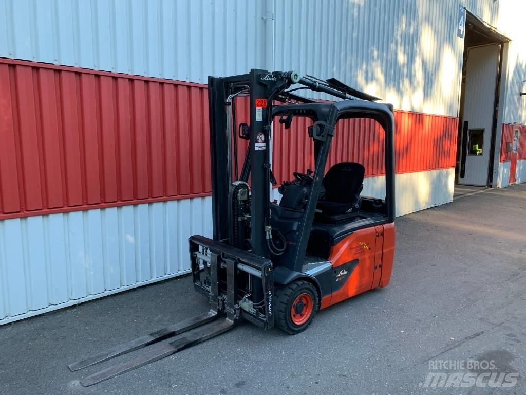 Linde E16C-02 전동 지게차
