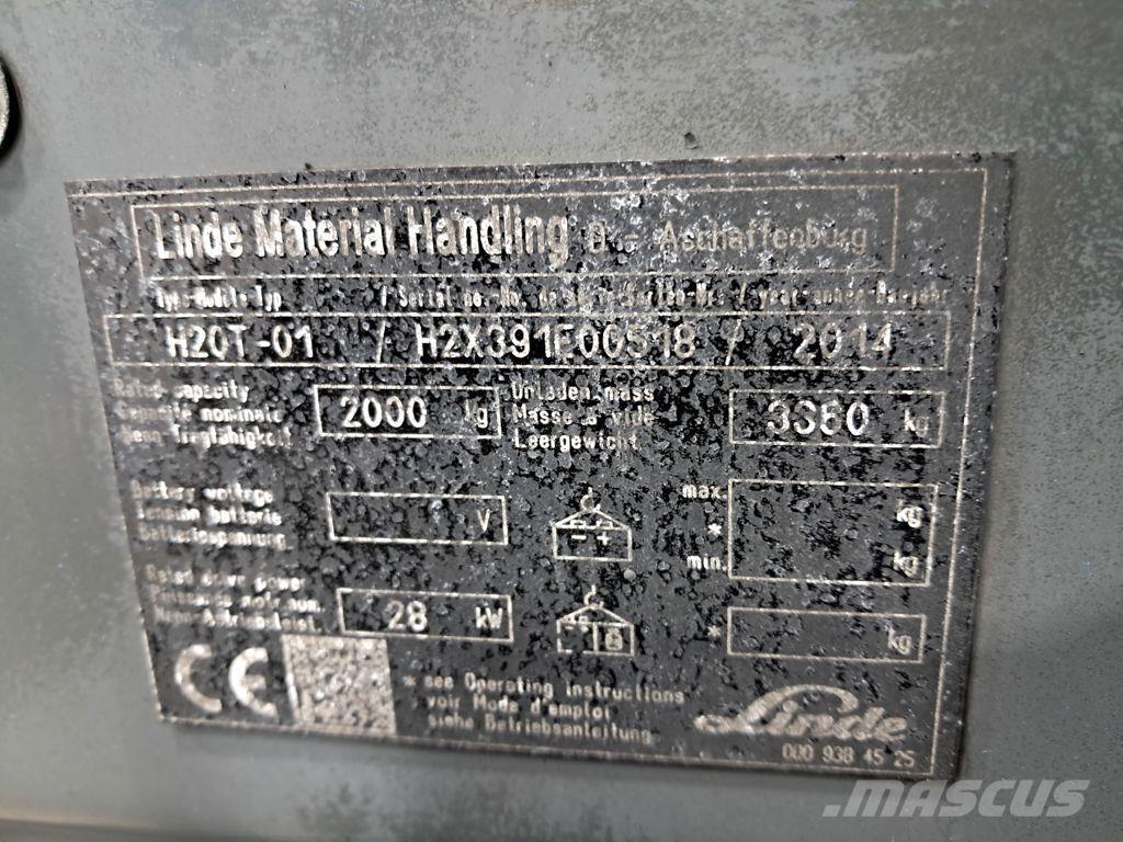 Linde H20T-01 LPG 지게차