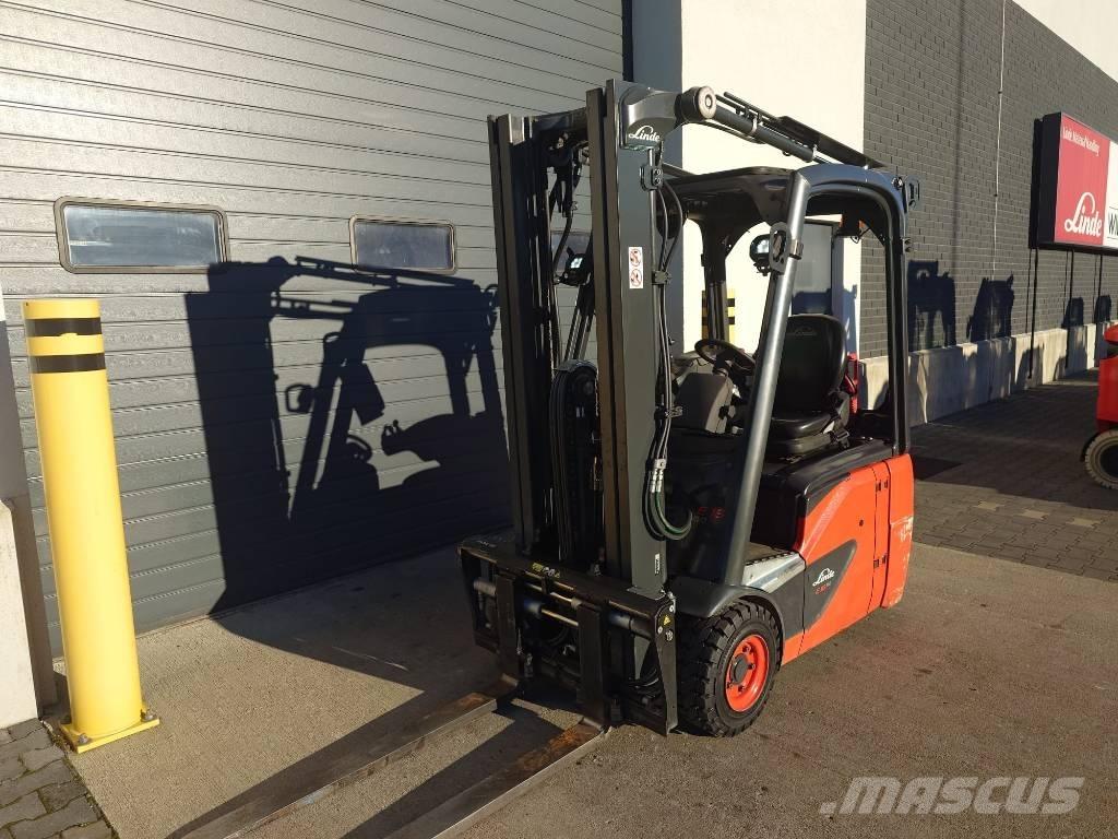 Linde E16C/386-02 전동 지게차