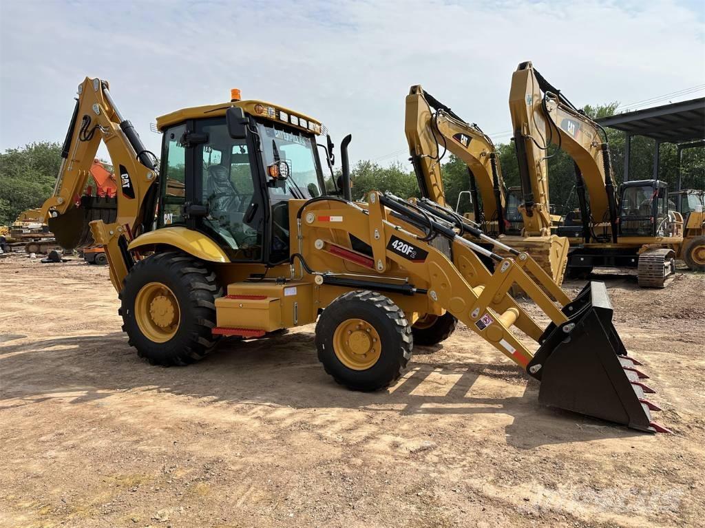CAT 420 F2 백호로더