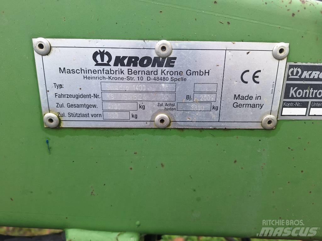 Krone Swadro 1400 갈퀴 및 테더
