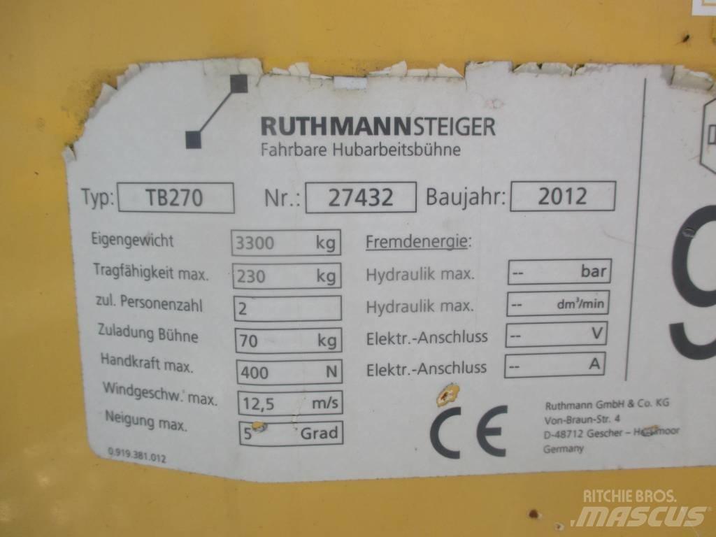 Rothmann TB270 트럭 탑재 고소작업대