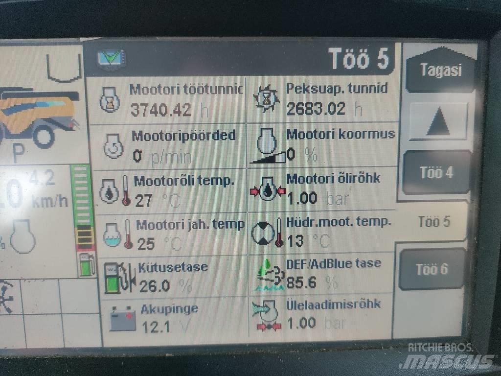 New Holland CX 6090 콤바인 수확기