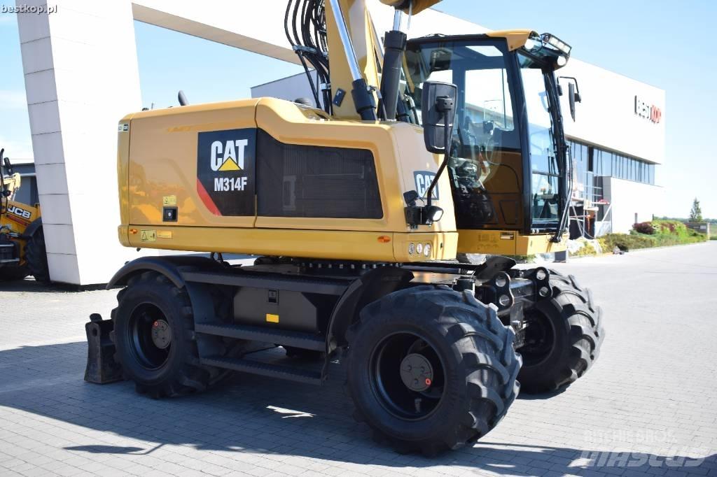 CAT M314F  휠 굴삭기