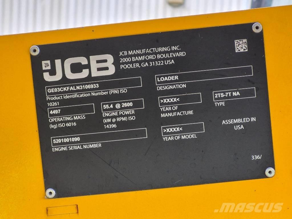 JCB 2 TS 7T  스키드로더