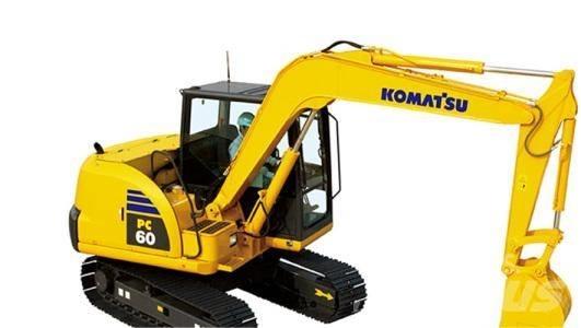 Komatsu PC 60-8 소형 굴삭기 7톤 미만
