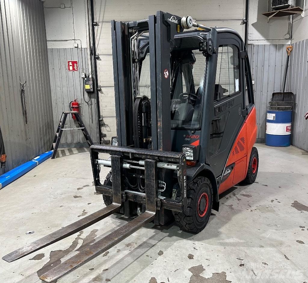 Linde H20D-02 디젤 지게차