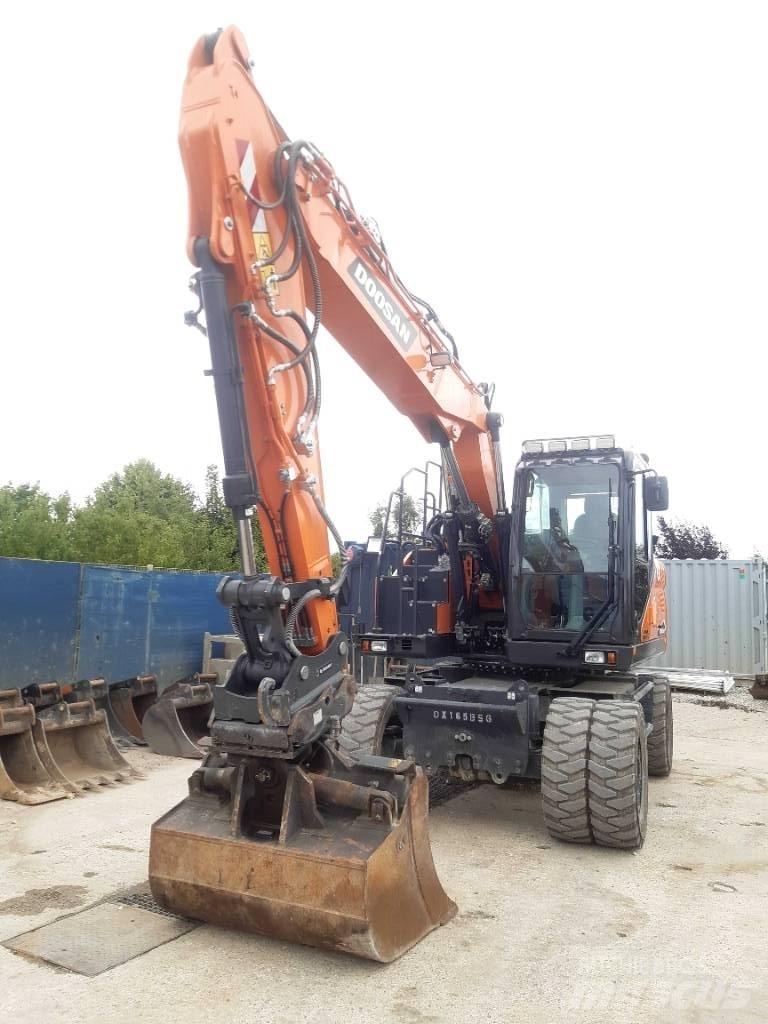 Doosan DX165 WR-7  휠 굴삭기