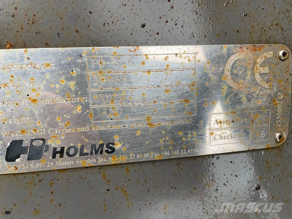Holms PD 3,6 제설 블레이드 및 제설기