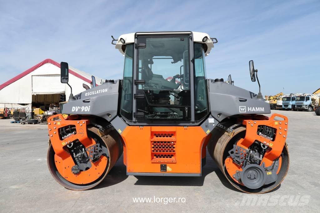 Hamm DV+ 90i VO-S 트윈 드럼 롤러