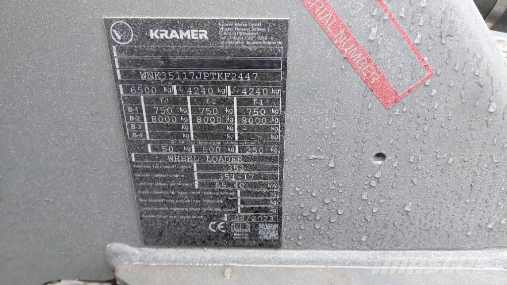 Kramer 8085T 미니 로더