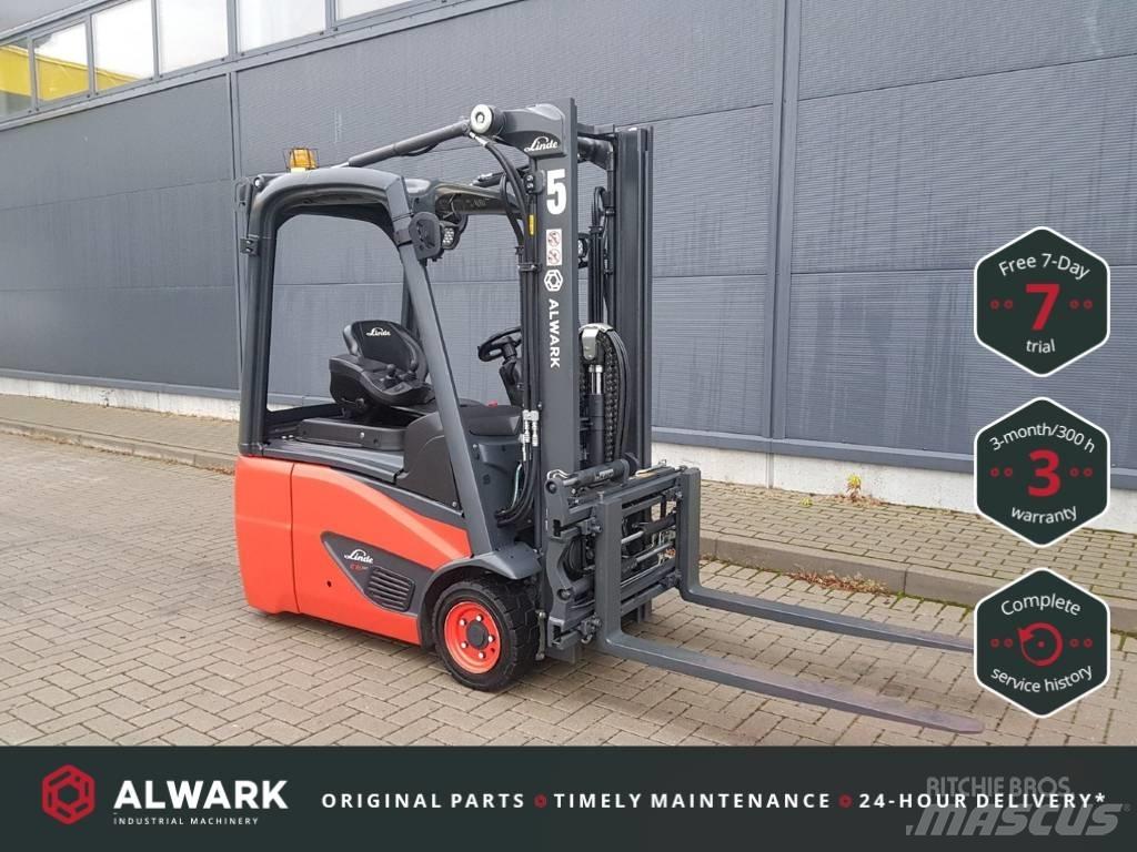 Linde E16C 전동 지게차