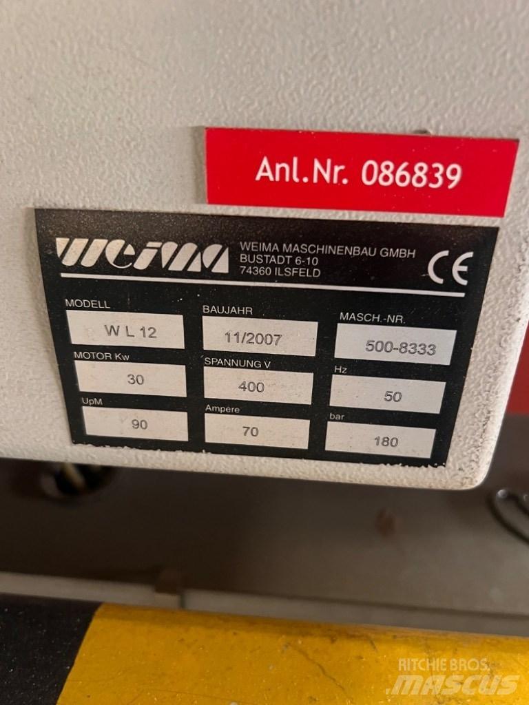 Weima HWV 3000 / WL12 폐기물 분쇄기