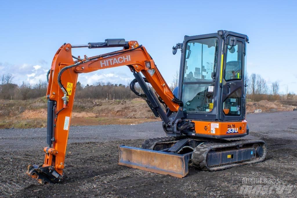 Hitachi ZX33U-6 소형 굴삭기 7톤 미만