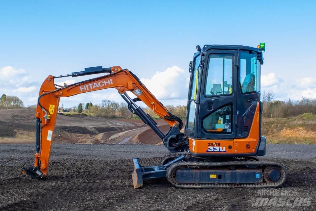 Hitachi ZX33U-6 소형 굴삭기 7톤 미만