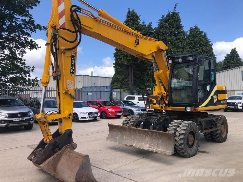 JCB JS145W  휠 굴삭기