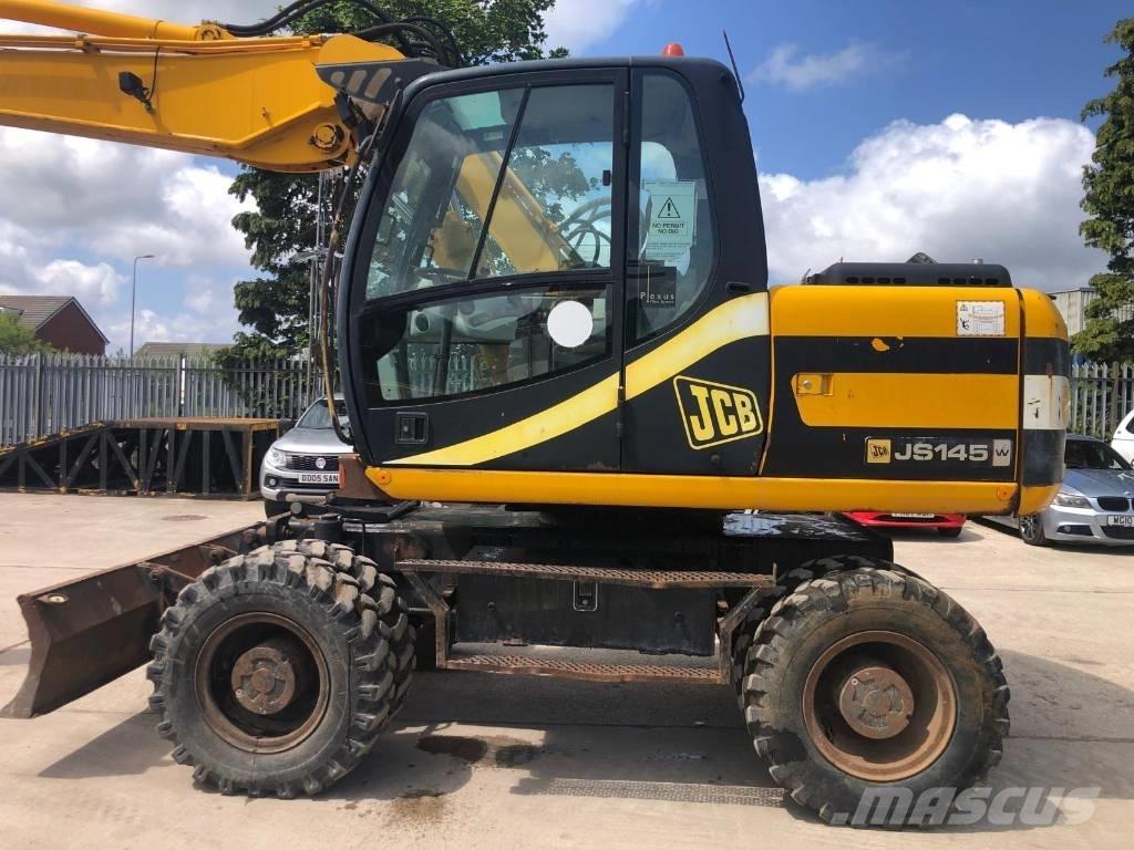 JCB JS145W  휠 굴삭기