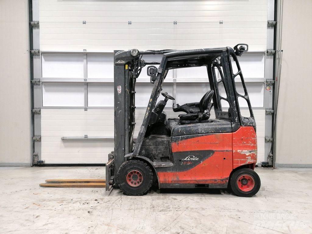 Linde E20H-01/600 전동 지게차