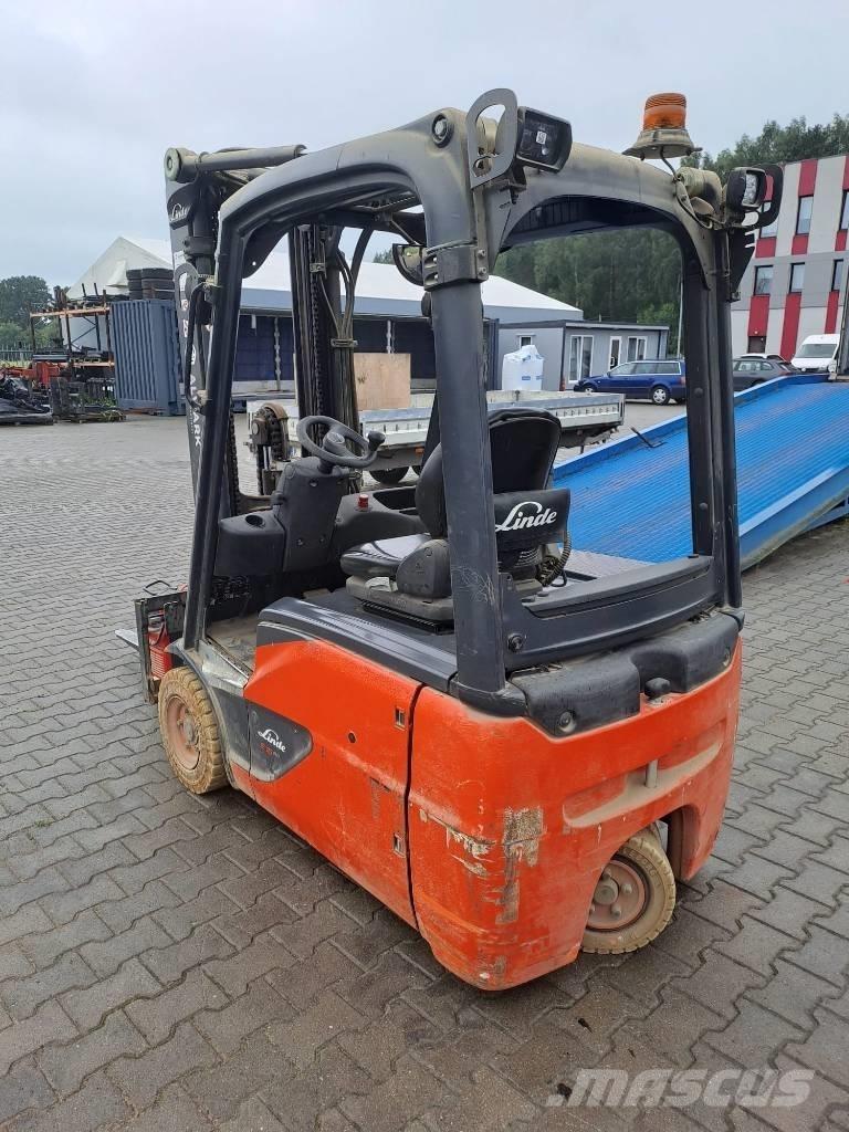 Linde E16 전동 지게차