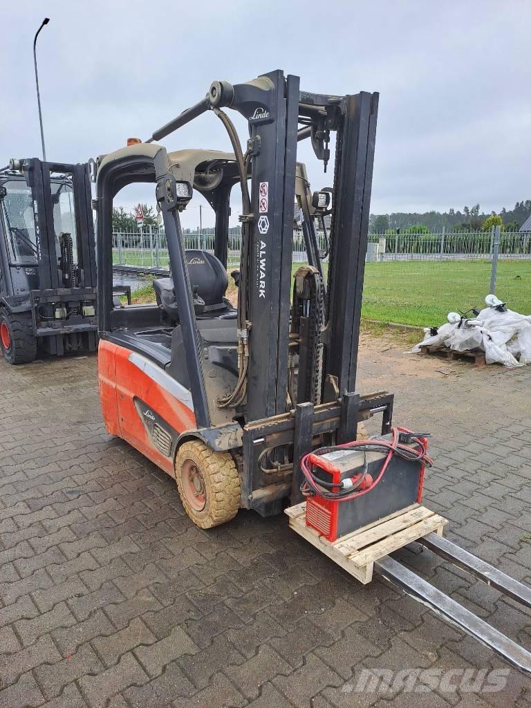 Linde E16 전동 지게차