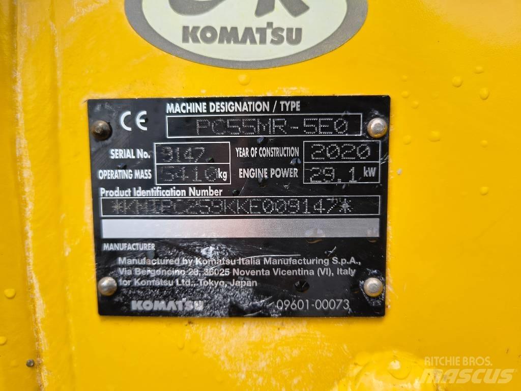 Komatsu PC55 MR-5 소형 굴삭기 7톤 미만