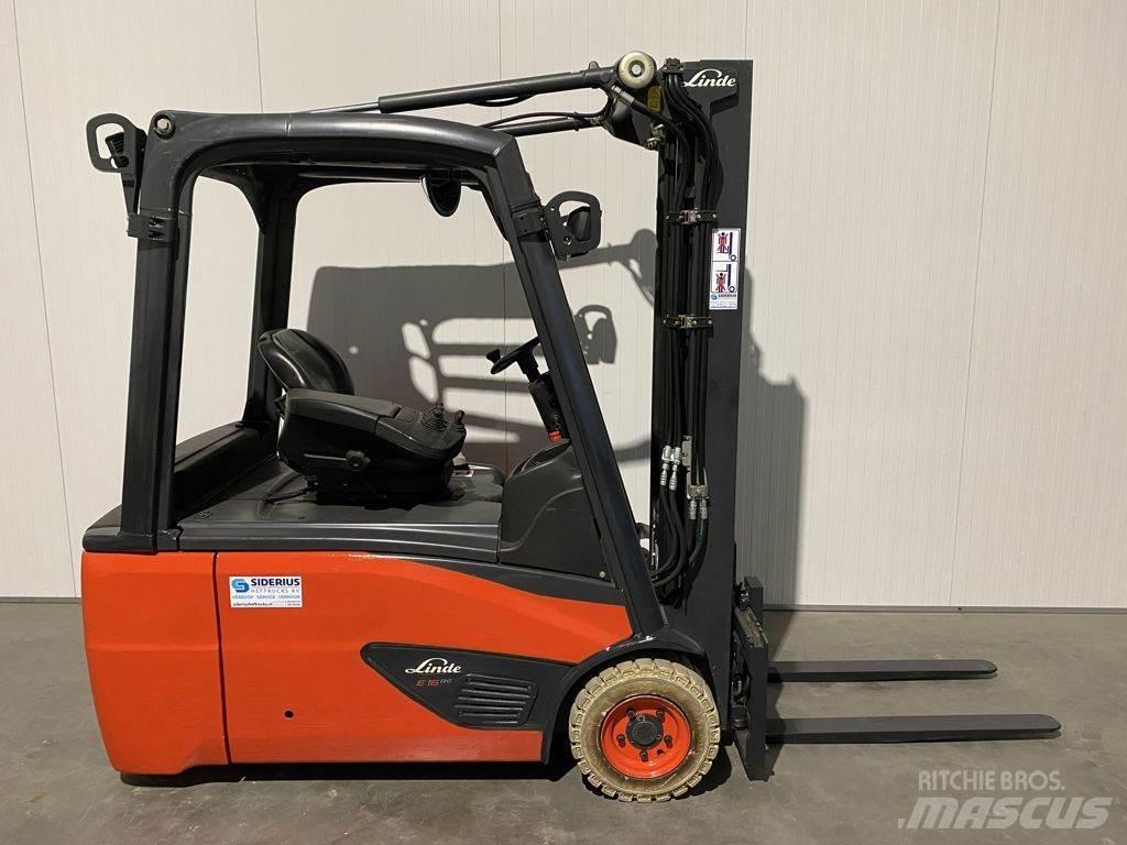 Linde E16L-386 전동 지게차