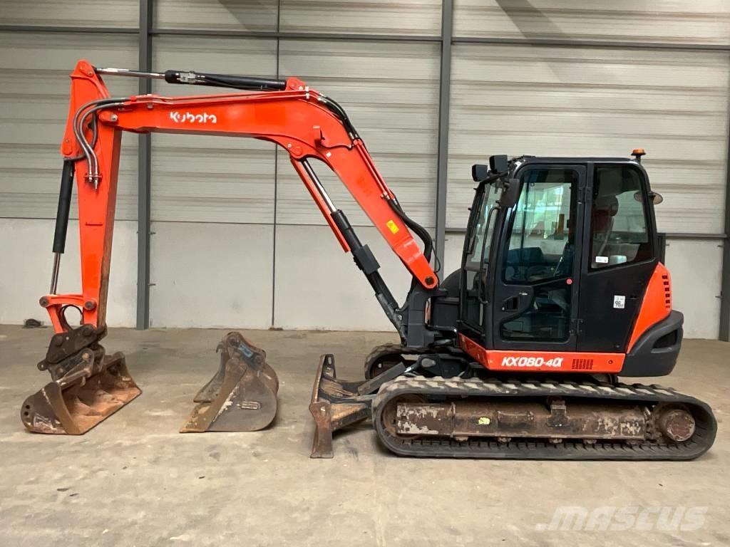 Kubota KX 080-4 A 중형굴삭기 7톤-28톤