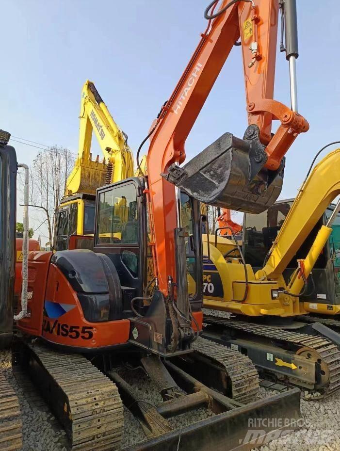 Hitachi ZX 55 UR 소형 굴삭기 7톤 미만