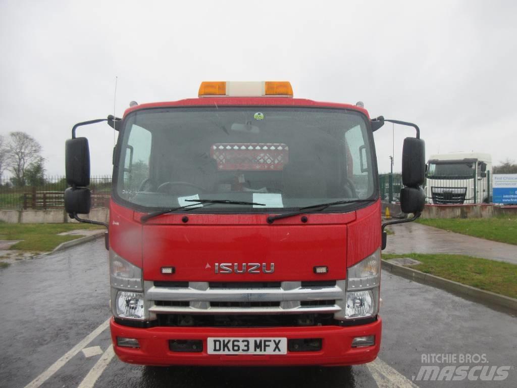 Isuzu N 75.190 플랫베드/윈치 트럭