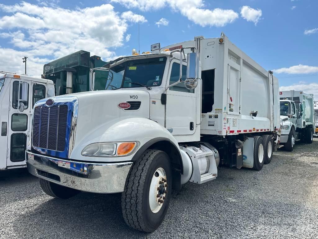 Peterbilt 348 폐기물 수거 트럭