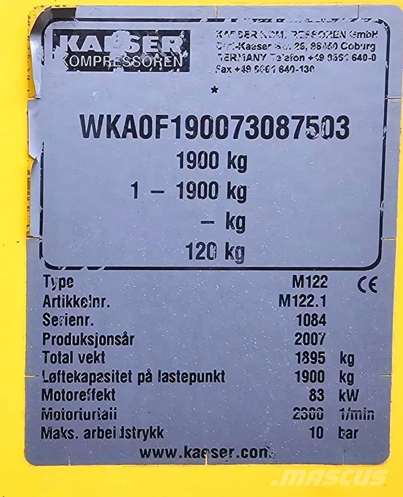 Kaeser M 122 콤푸레샤