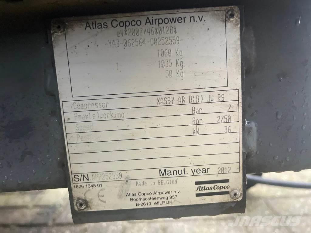 Atlas Copco Xas97 콤푸레샤