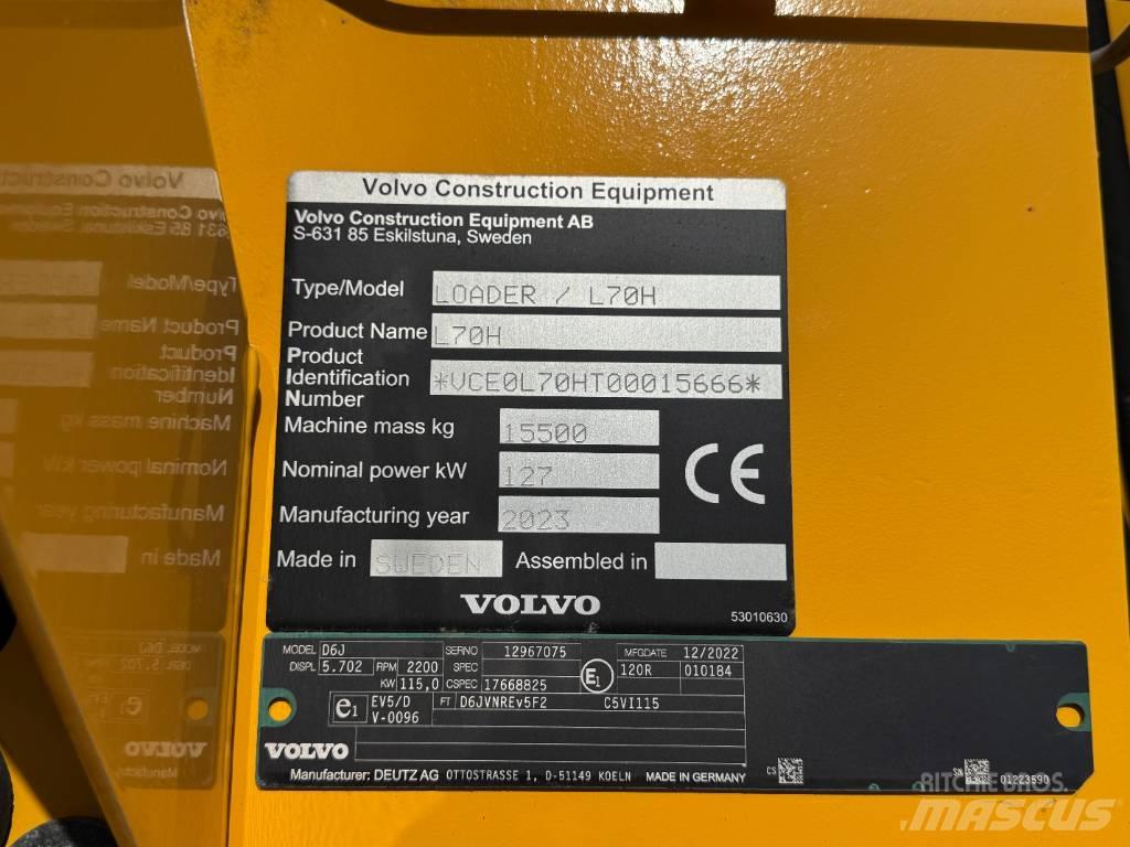 Volvo L 70 H  휠로우더