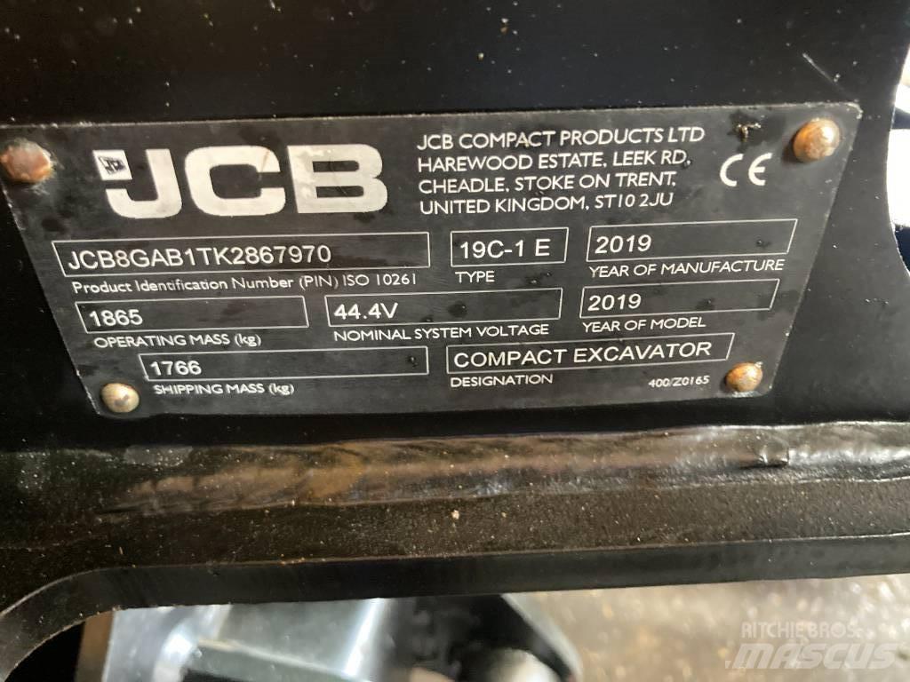 JCB 19 C-IE 소형 굴삭기 7톤 미만