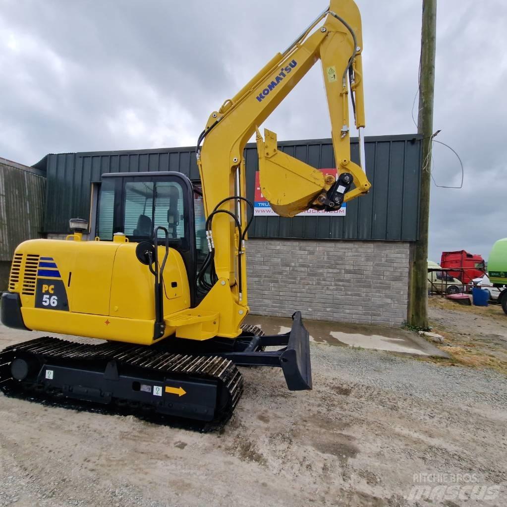 Komatsu PC56-7 소형 굴삭기 7톤 미만