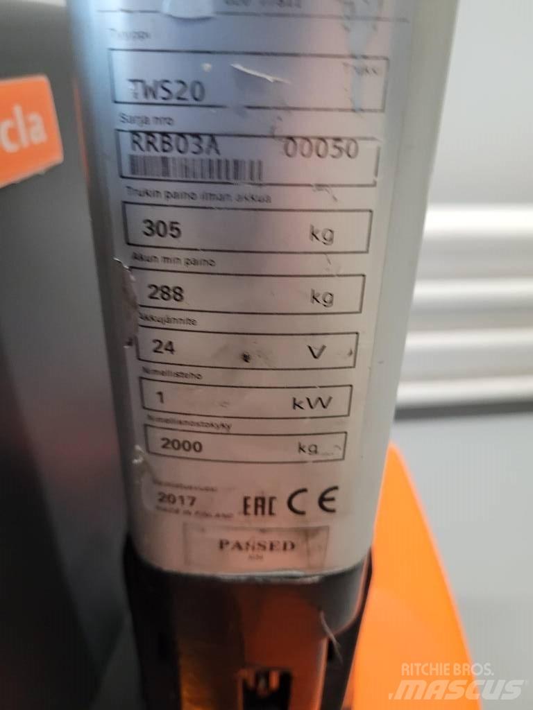 Rocla TWS20 경량 리프터