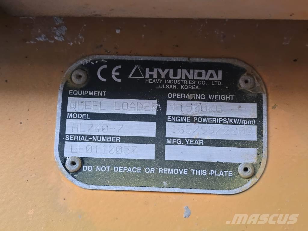 Hyundai 740-7  휠로우더