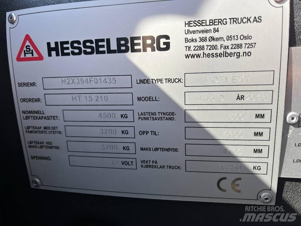 Linde H 45 D 디젤 지게차