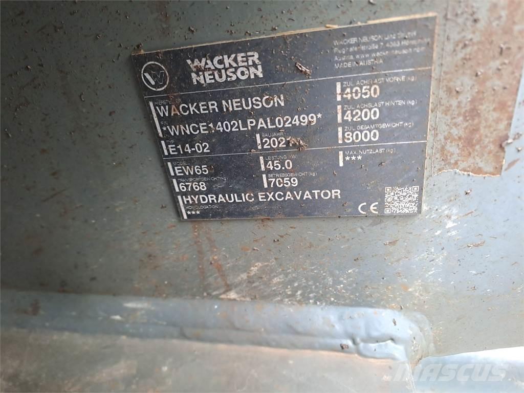 Wacker Neuson EW65  휠 굴삭기