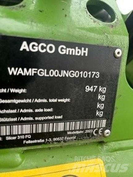 Fendt Slicer 310FQ 기타 목초 수확용 장비