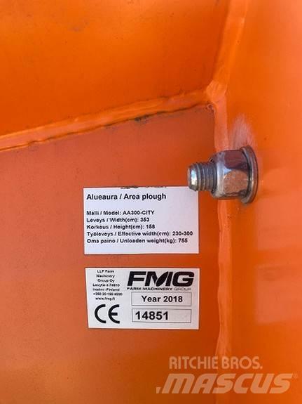 FMG AA300-CITY 제설 블레이드 및 제설기