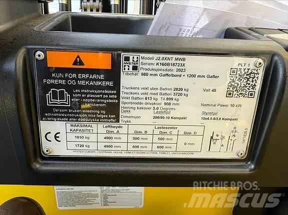 Hyster J2,0XNT 디젤 지게차